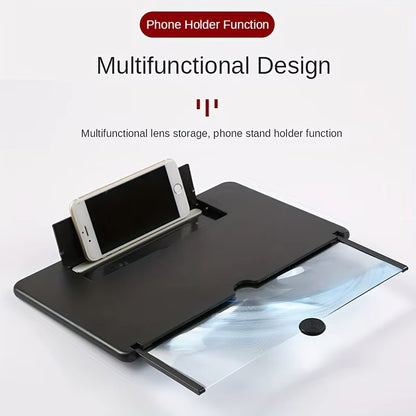 Multi-Functional HD Amplifier 10/12 Inch Mobile Phone Screen Amplifier HD Screen Magnifying Glass Anti-Blue Light Eye Protection
